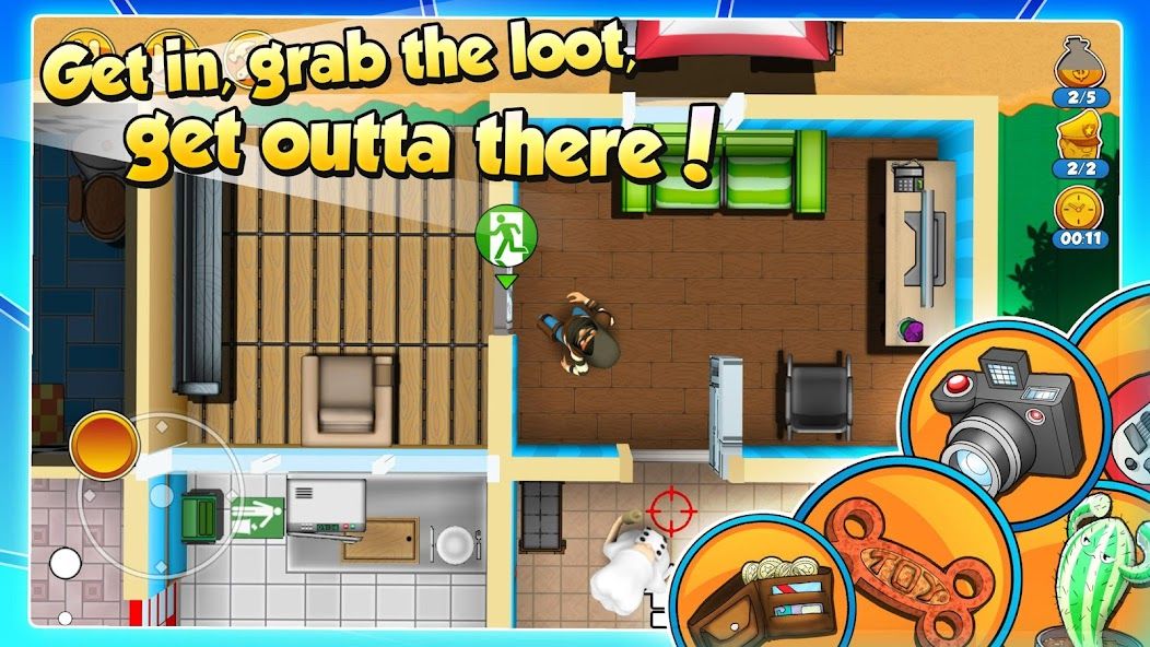 Robbery Bob 2 Apk v1.9.9 Free Download